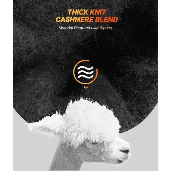 🆕 Women Grey Stretch Thermal Magic Gloves Warm Winter Knitted Fleece Texting - Picture 4 of 6